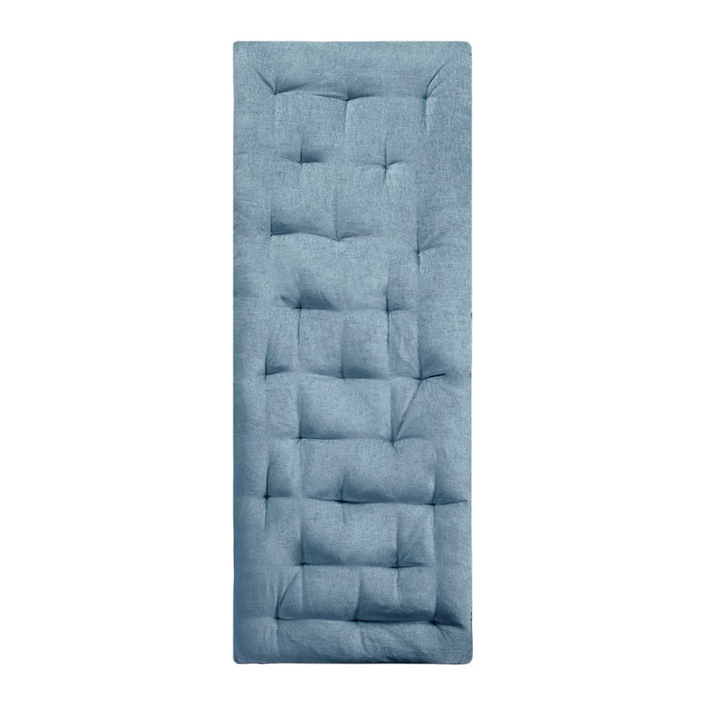 Aqua Poly Chenille Lounge Pillow - 27" x 74"