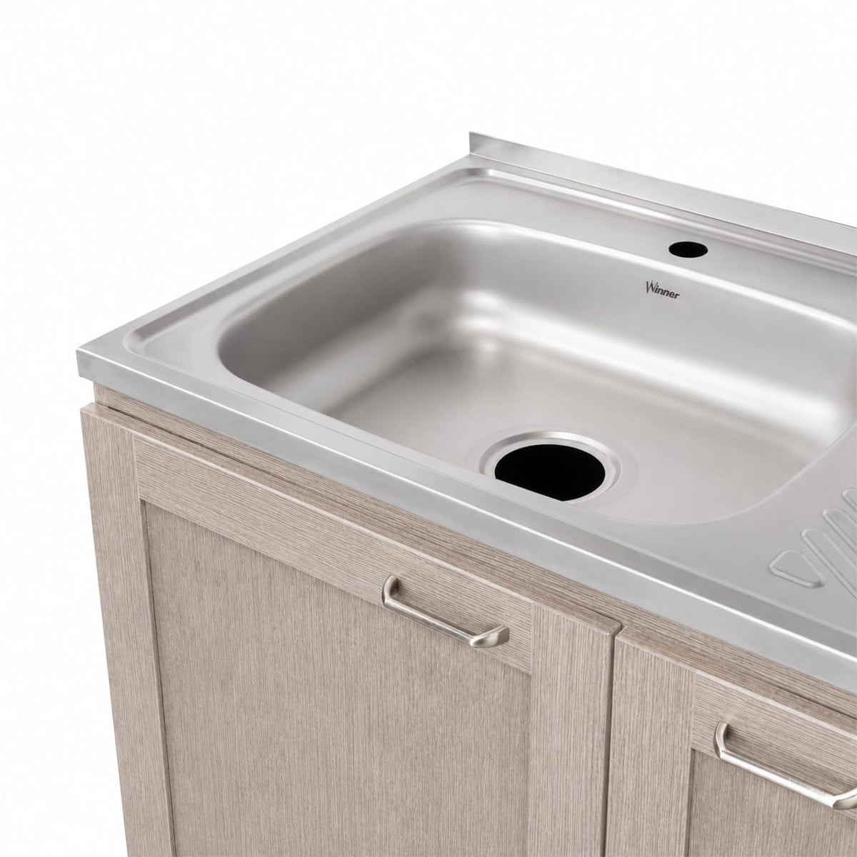 Perseus CabinetSet, Grey - 2-Part Storage Cabinets