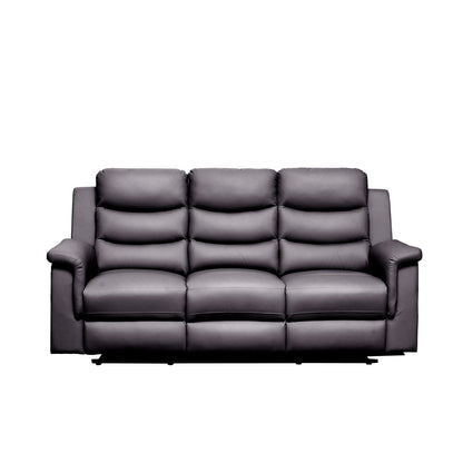 Black PU 5 Seat Recliner Sectional Sofa Cover