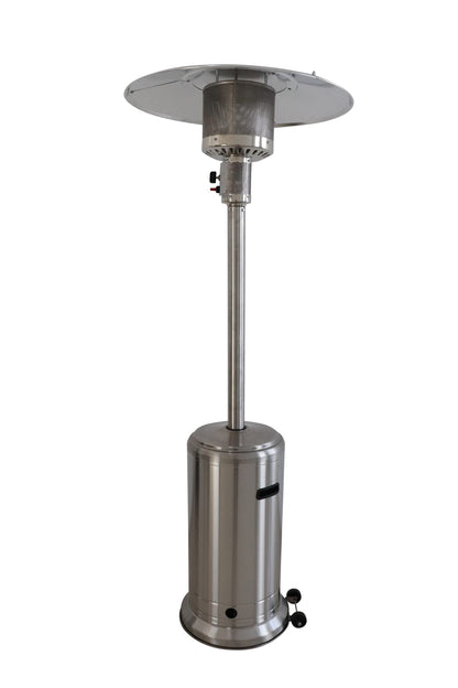 46000 BTU Stainless Steel Patio Heater - Steel Gray