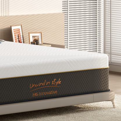 Bedroom Queen Hybrid Foam Spring Mattress with Motion Isolation for Ultimate Sleep