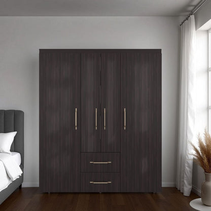 Brown Engineered Wood Dresser - 59" Wide Storage
