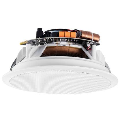 4 PC Bluetooth Ceiling Speakers - 150W, White ABS