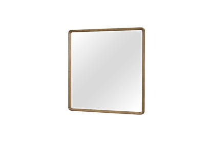 Light Brown Solid Wood Vanity Mirror - 36" x 1.25"
