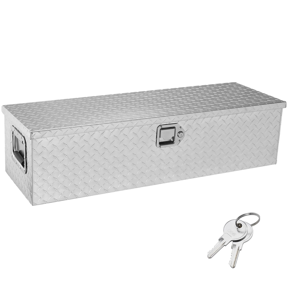 Heavy Duty Aluminum Truck Tool Box - Silver