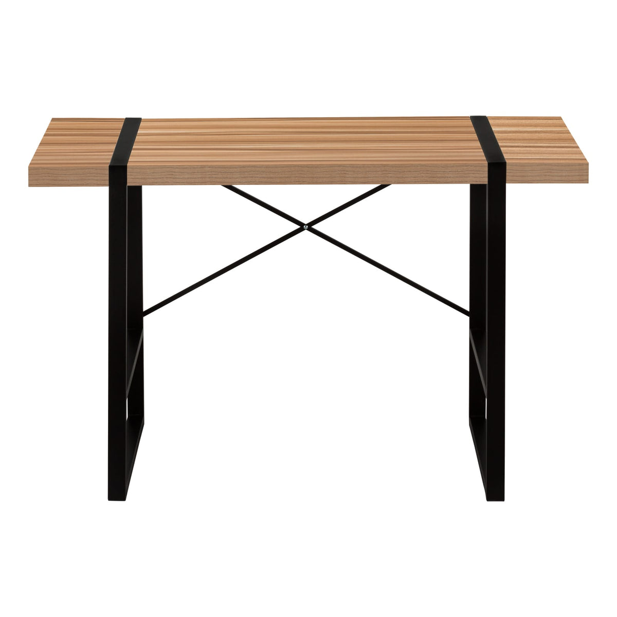 Industrial Computer Desk - 48" Brown Laminate Workstation