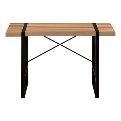 Industrial Computer Desk - 48" Brown Laminate Workstation