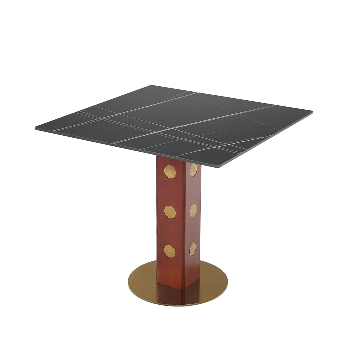Black Walnut Rectangular Dining Table - 33.5" Modern Kitchen Table for Dining Room