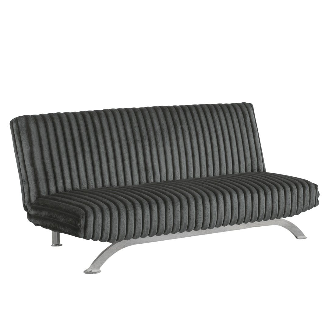 Charcoal Futon Sofa Bed - Contemporary Style for Living Room