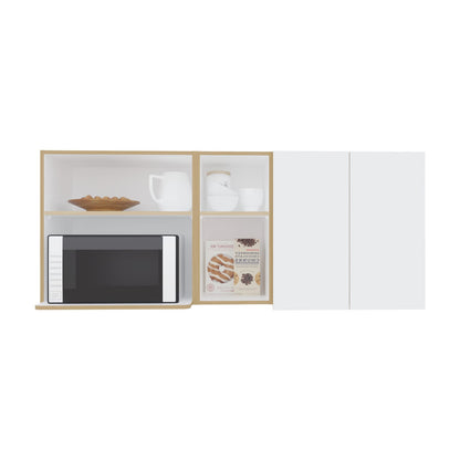 Wall Cabinet, 2 Doors - White Storage Solution