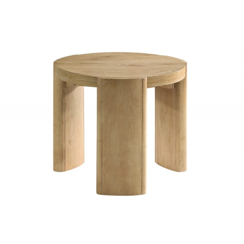 Driftwood Round End Table - 21 Inch Coffee Table