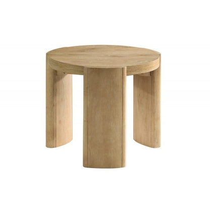 Driftwood Round End Table - 21 Inch Coffee Table