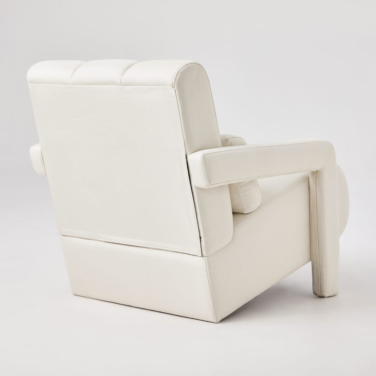 Beige Linen Upholstered Accent Chair - Modern Style for Living Room
