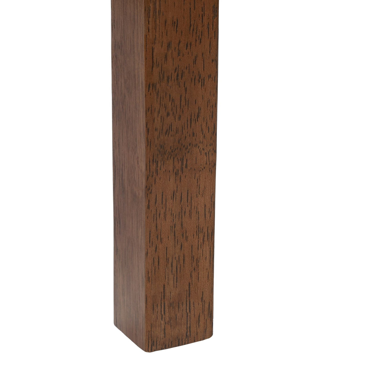 Set of 2 Beige Dining Chairs - Walnut Wood Legs for Living Room