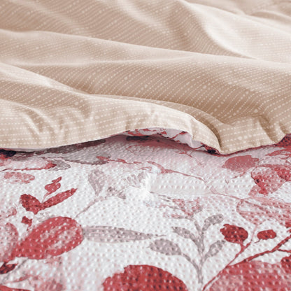 Pink Microfiber Comforter Set - Twin/TwinXL Bedding