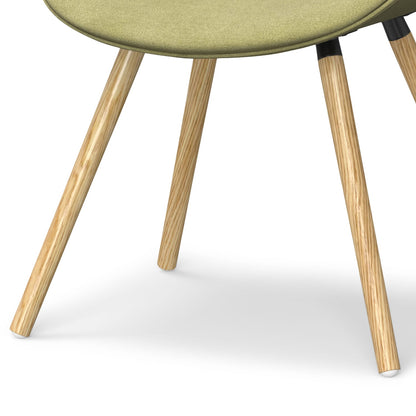 Malden Dining Chair - Acid Green Wood Frame