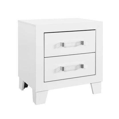 OMODA White Nightstand - Modern Bedroom Storage
