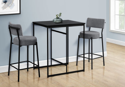 32" Counter Height Dining Table - Black MDF for Dining Room