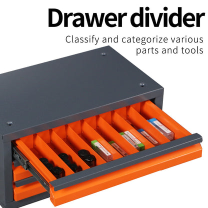 Drill Storage Case - Cement Grey ABS+Steel Tool Cabinet