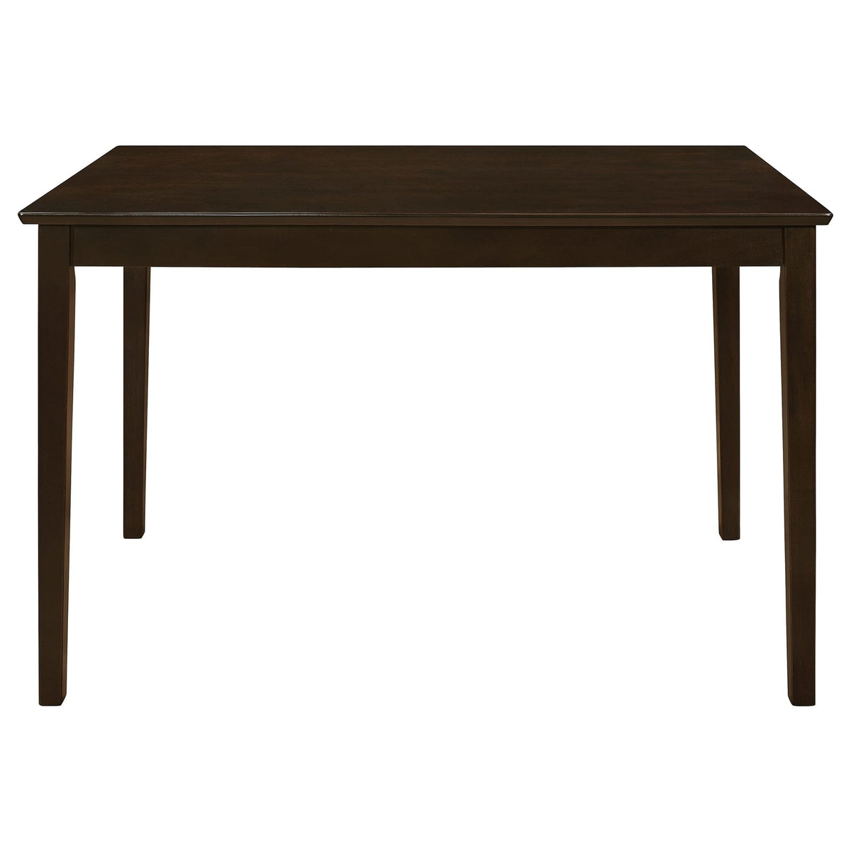 Brown Rectangular Dining Table with Chairs and Bench for Dining Room