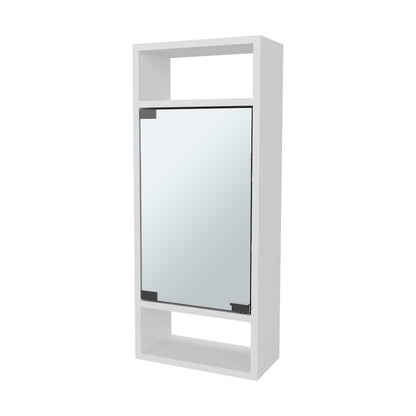 Modern Wall-Mounted Bathroom Cabinet with Mirror Storage
