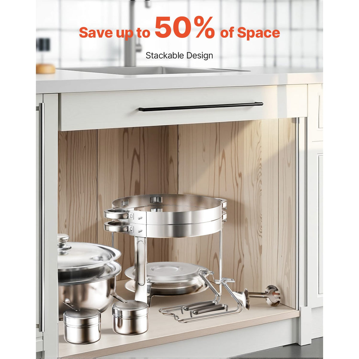 Stainless Steel 5QT Buffet Chafing Dish for Event Serving