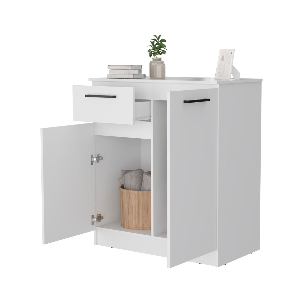 White Bedroom Dresser - 36" Wide Storage Chest