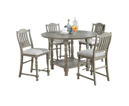 Light Grey Dining Table Set - Seats 4 for Dining Room