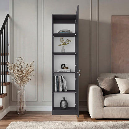 Modern Multicolor File Cabinet with Five Shelves for Office Storage