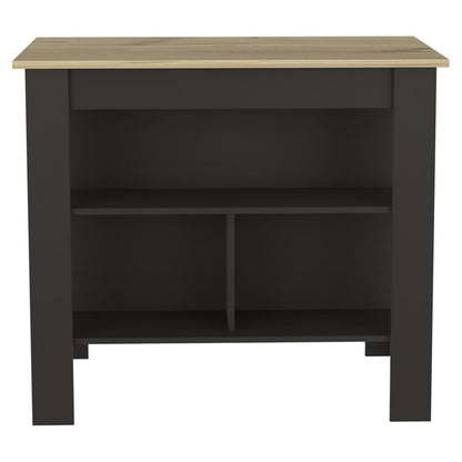 Multicolor Particle Board Kitchen Island Set for Meal Prep Storage for Dining Room
