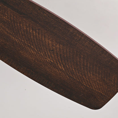 32 Inch Black Walnut Ceiling Fan with Light Remote