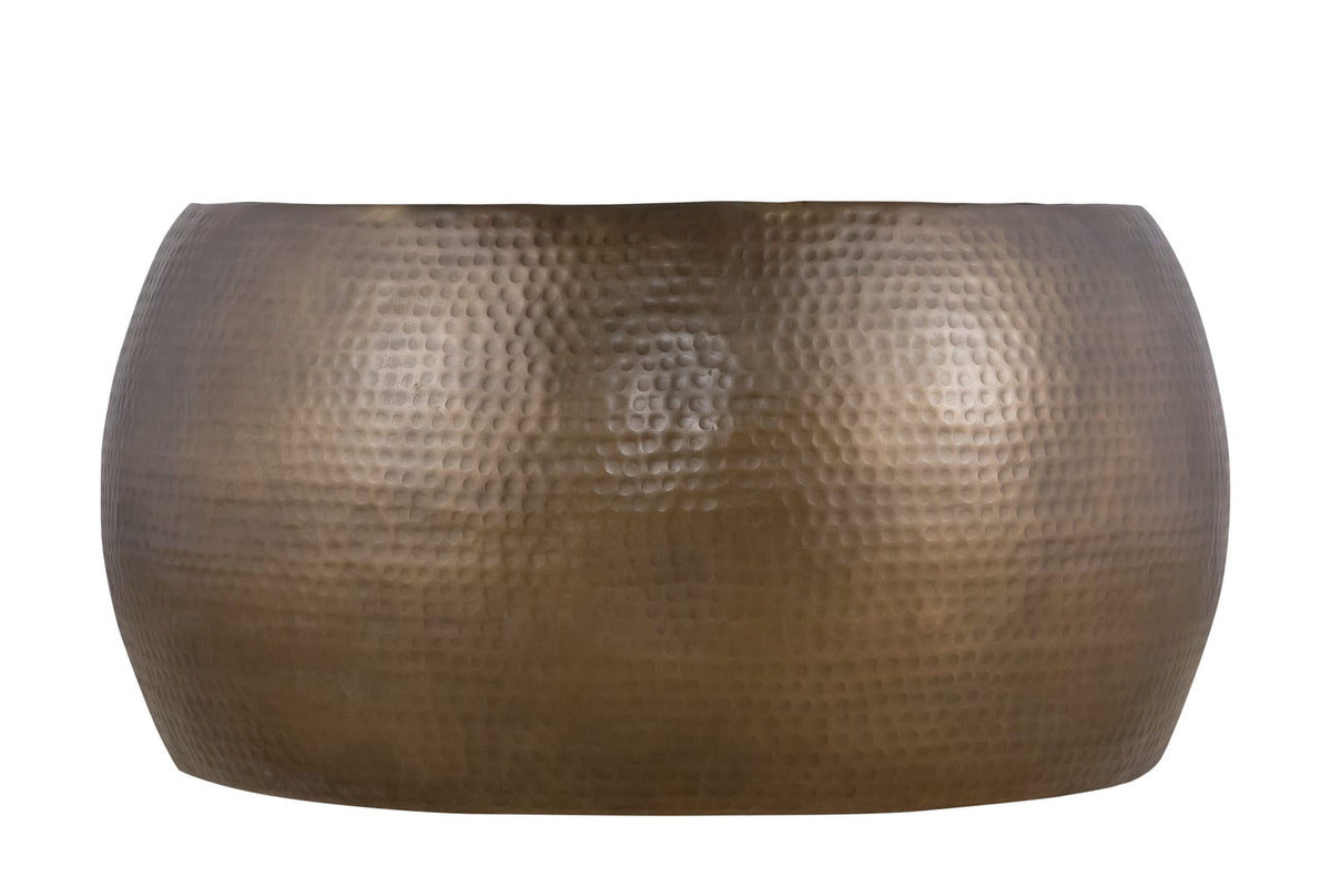 Gold Round Coffee Table - 32 Inch Modern Design for Living Room