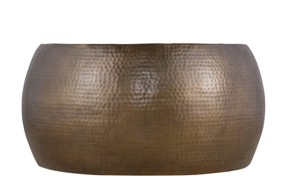 Gold Round Coffee Table - 32 Inch Modern Design for Living Room