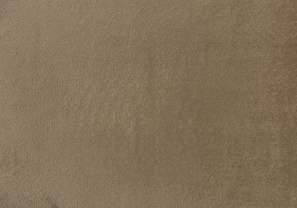 2 Panels Taupe Velvet Curtains 95" Long Room Darkening Grommet Top