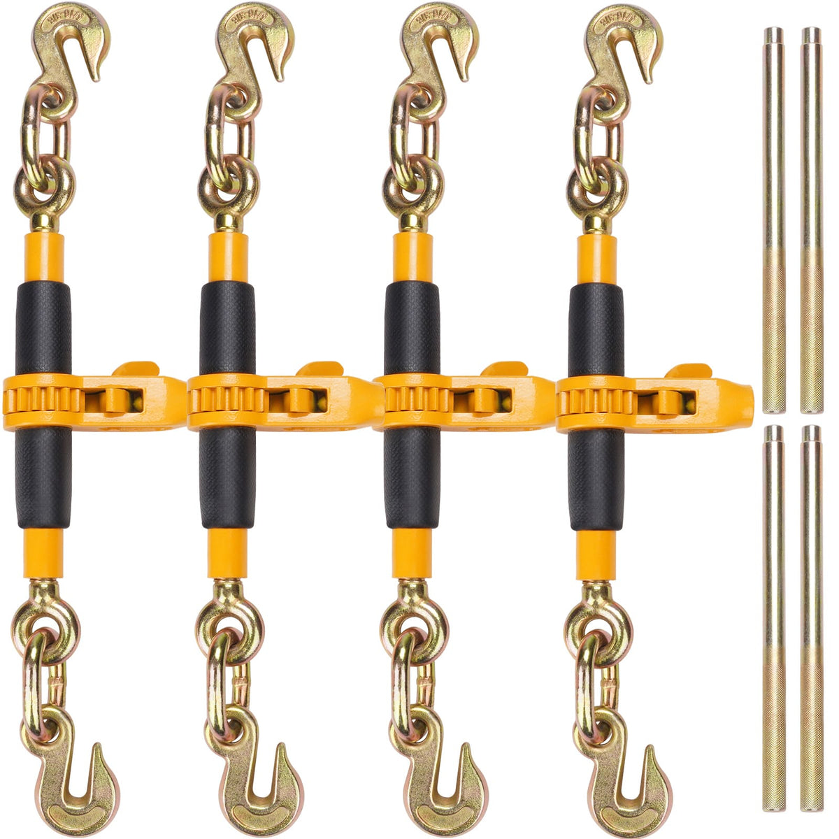 Heavy Duty Chain Binder - 12000 lb Load Capacity Yellow Steel