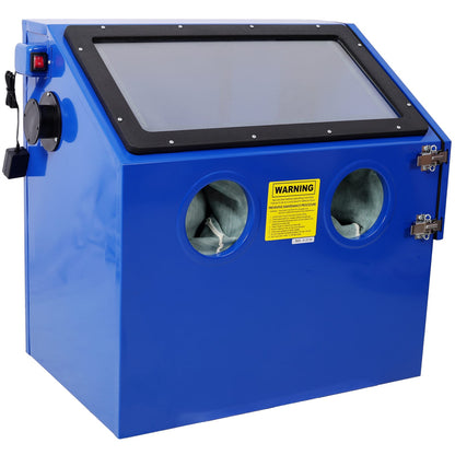 Heavy Duty Steel Sandblasting Cabinet with LED Light for Surface Treatment