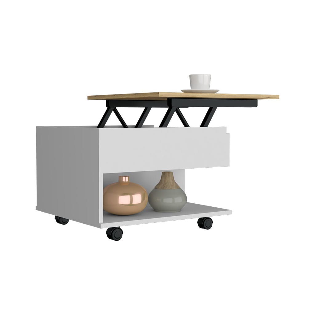 Luanda Lift Top Coffee Table - Multicolored Storage Desk