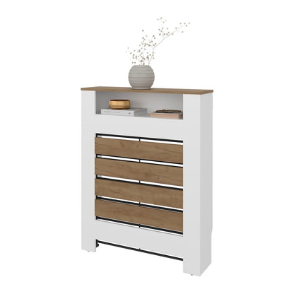 Multi-Color Engineered Wood Radiator Cover Cabinet with Shelf