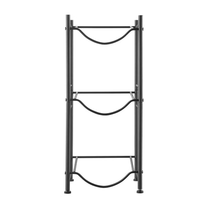 Black Iron 3 Tier Water Jug Holder - Shelf for Bottles