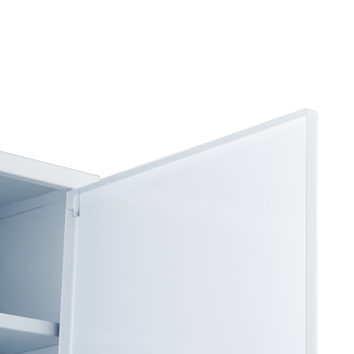 3-Shelf Metal First Aid Cabinet - Wall Mounted Medicine Box
