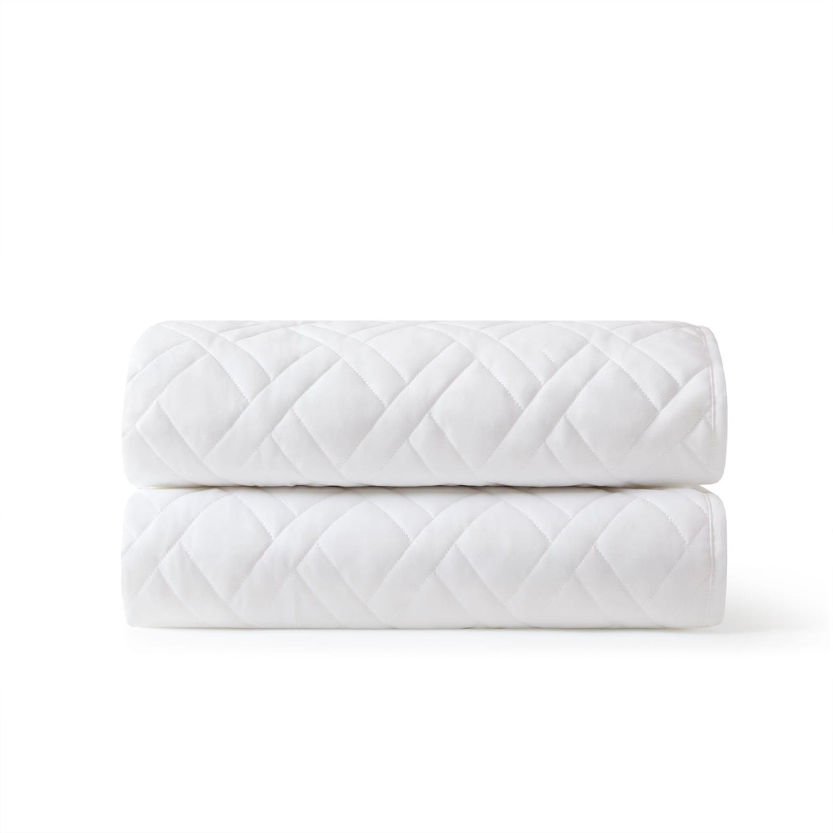 Premium White Coverlet - Full/Queen Size, Soft Polyester