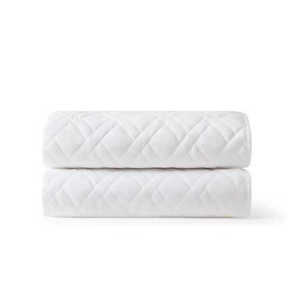 Premium White Coverlet - Full/Queen Size, Soft Polyester