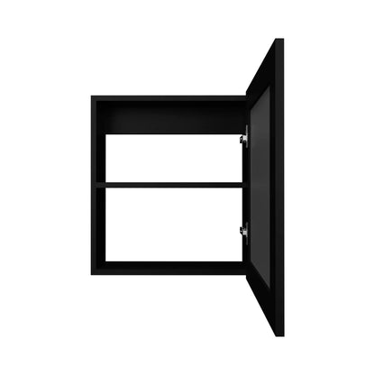 Wenge Bathroom Medicine Cabinet with Mirror