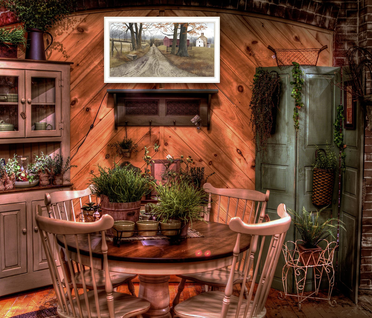 White Framed Wall Art Print - Small Bedrooms & Living Rooms