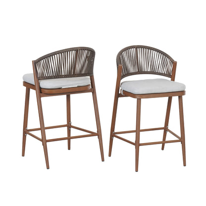 Teak 2-Person Outdoor Patio Seating Group