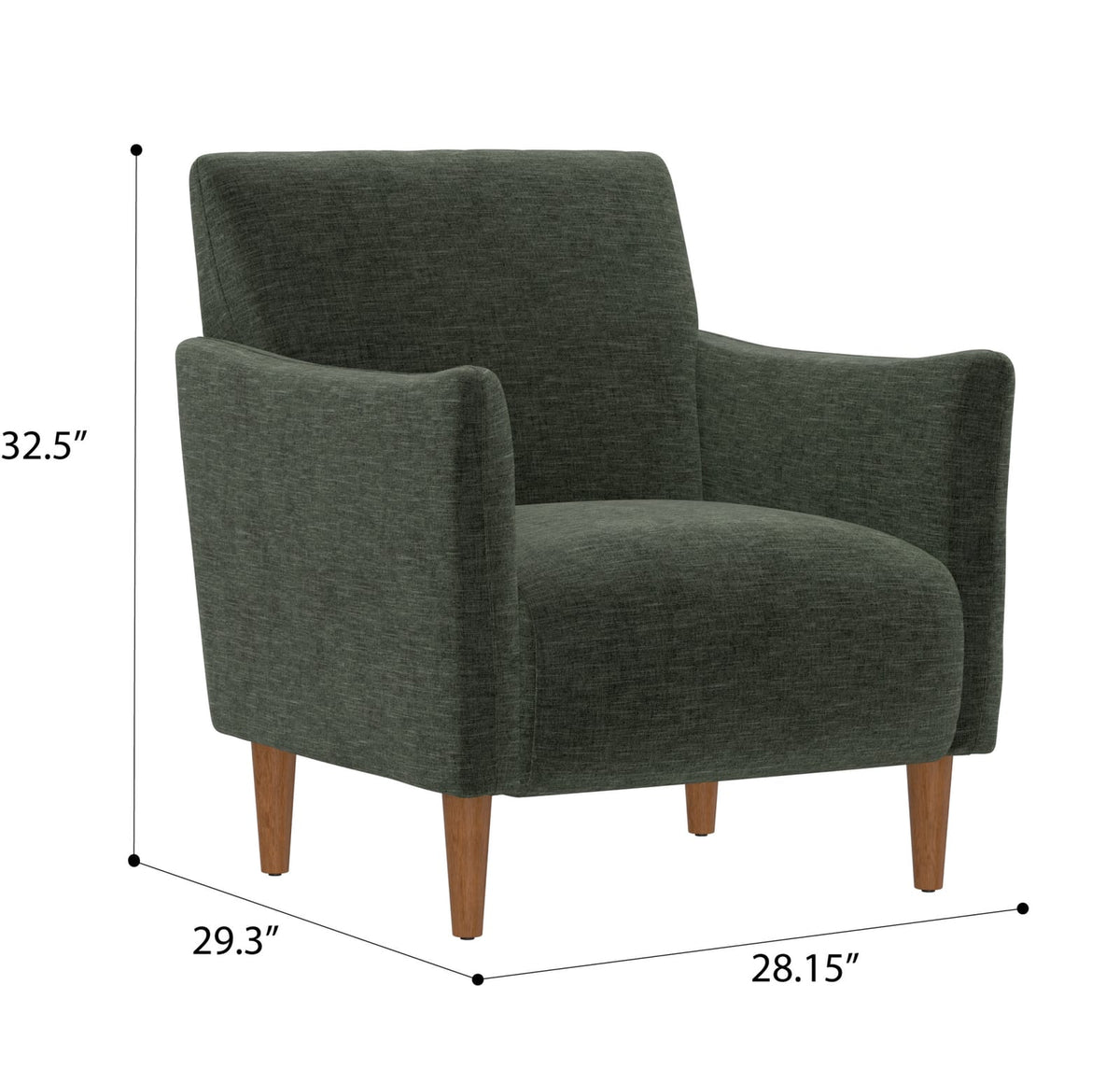 Green Accent Chair - Comfortable & Stylish