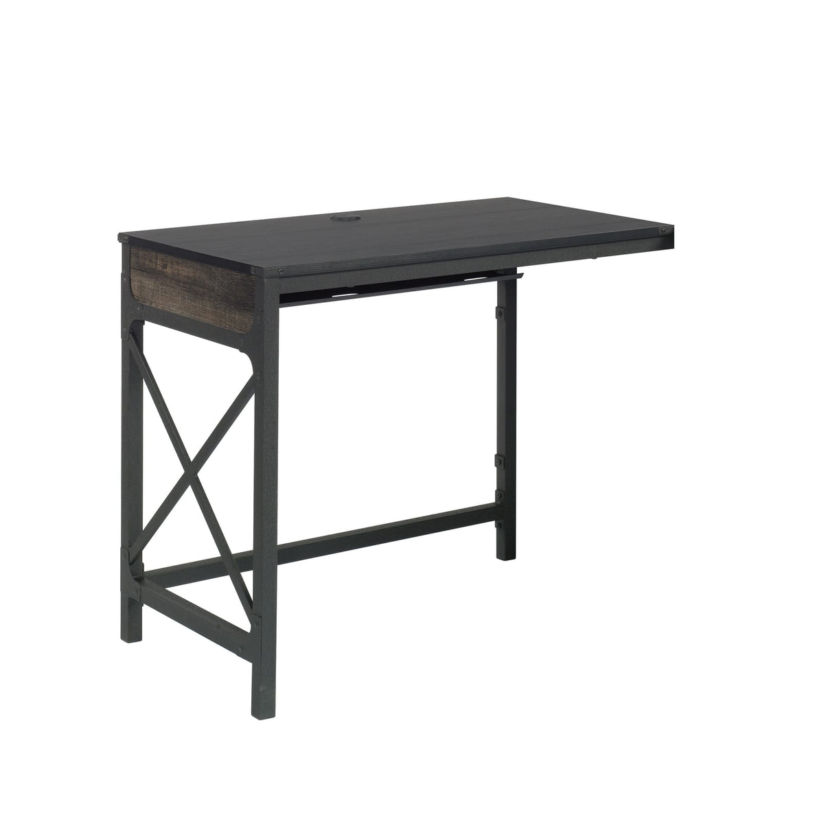 Brown L-Shaped Desk Return - 36" Workspace Expansion