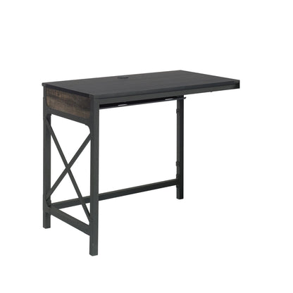 Brown L-Shaped Desk Return - 36" Workspace Expansion