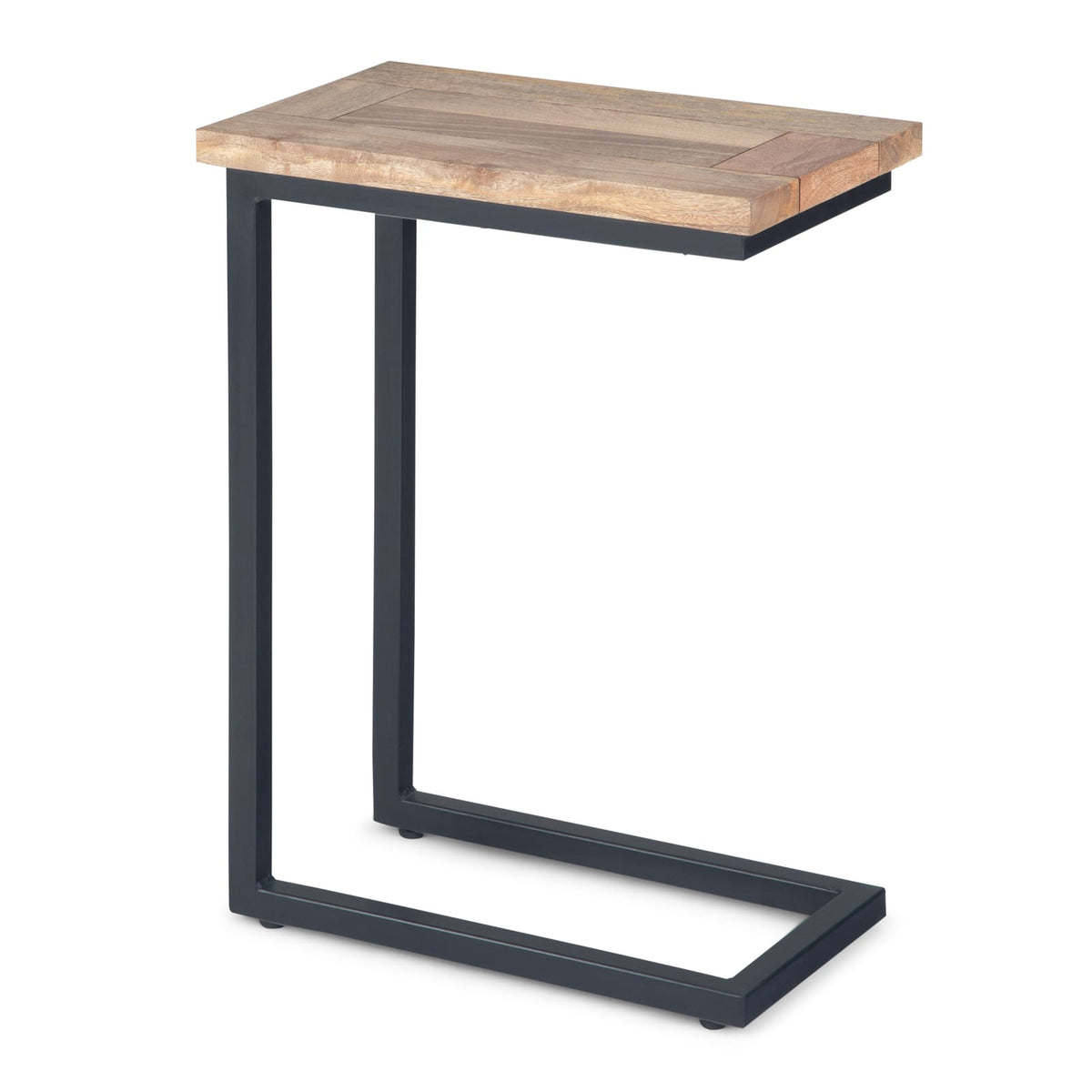 Natural Mango Wood C Side Table - 18.1" x 10.2"