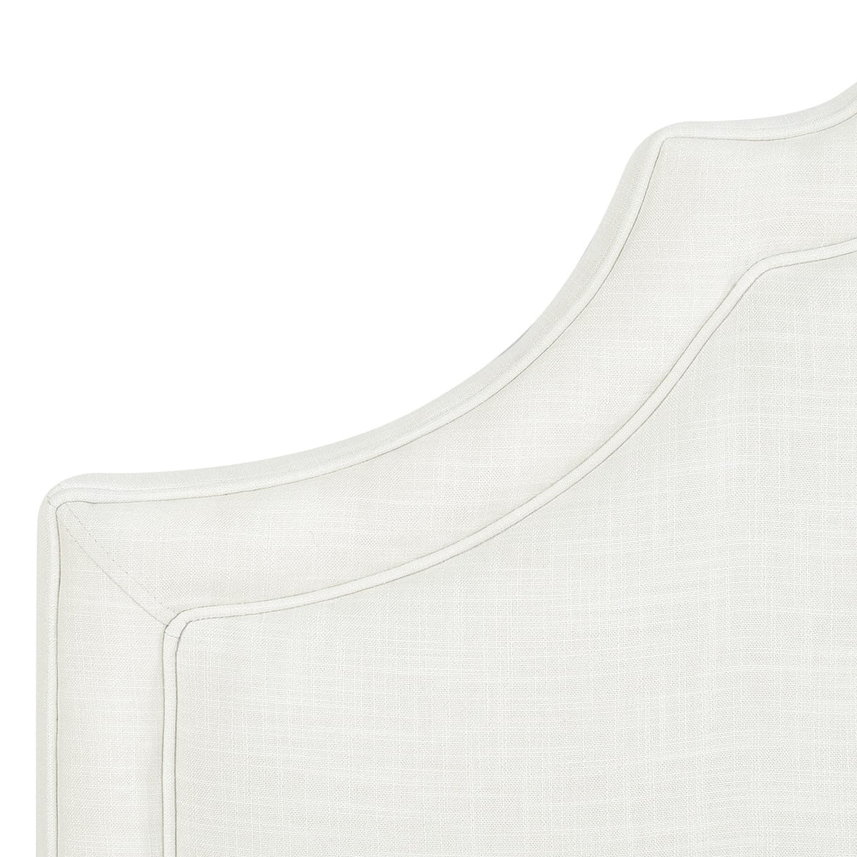 Catherine Headboard Antique White Fabric King